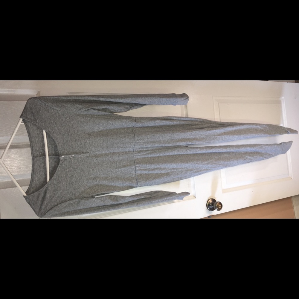 New Light Grey Pajama Onesie